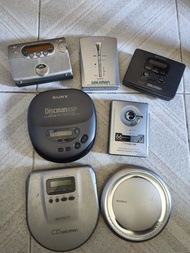 #新年清屋價、日本直送、金屬機身panasonic, sony discman, walkman,蝕本清貨、看清内文,另有不同款式walkman 可供選擇、限時最後機會
