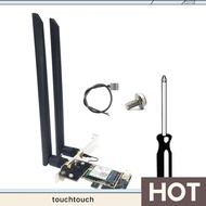 WiFi 7 BE200 Pcie Wireless WiFi Card 2.4G/5G/6GHz Wireless BE200 Network Card for Win11 touchtouch.