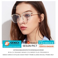 Aviator Photochromic Blueray Photochromic Lens Fashion Glasses Package [ MAUDY ]