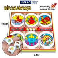 Bộ bầu cua tôm cá Xúc Xắc bằng Đá Nhựa Xốp ( NHIỀU MẪU LỰA CHỌN )Đồ chơi Bầu Cua bàn nhựa bàn giấy đ