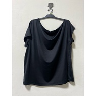 Chest 54 Inches Torridge Black Exercise Shirt