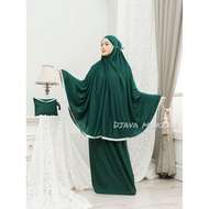 KATUN Adult mukena jumbo hyget premium lace soft adem by Djava collection / mukena cotton travel / m