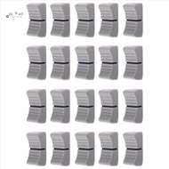 20Pcs 24mmx11mmx10mm Console Mixer Slider Fader Knobs Replacement for Potentiometer Gray Knob Black 