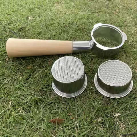 Aluminum 51mm Bottomless Coffee Portafilter With 1 2 4 Cups Basket for Homix Hibrew h11 Oster Cecote