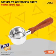 Icafilas Portafilter Naked Bottomless 53mm 3ear