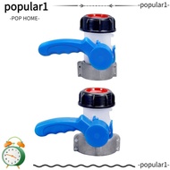 POPULAR IBC Tank Tap Pipe Connector, 1000L Container DN40/DN50 Male Export Butterfly Valve Switch, G