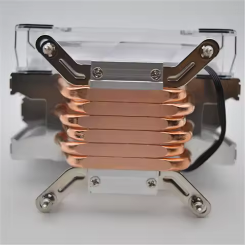 For Pure Copper Six Heat Pipes 1700 CPU Cooler 1151 1150 1366 i5 i7 i9 x58 CPU Fan