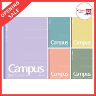 Kokuyo Campus Notebook Limited Edition B5 Dot A Rule 5-Color Pack Baked Color No. 3CATN-L35X5 A Rule