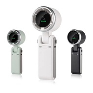 Popular N607Foldable Handheld Fan Turbo High Speed ​​Silent Strong Wind usb Rechargeable Neck Hangin