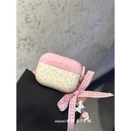 airpod case airpod pro 3 case Ins Niche Cute Cartoon Pink Floral Bunny Suitable for Apple Bluetooth 