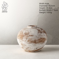 cod JOTO Beautiful Multi-scene Wabi-Sabi Style Vase Vintage Small Pottery Jar DER0110
