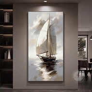 Smooth Sailing Good Meaning Entrance Decoration Painting Corridor Aisle End Painting Entrance Positi