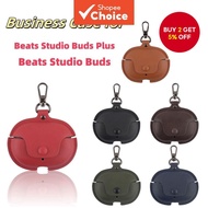 Case for Beats Studio Buds Plus Leather Green Protective Earphone Casing Beats Studio Buds Cover  Sa