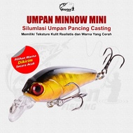 Captainfishing Fishing Bait HB066 Small Fish Shape Length 4.5cm/3.7g Super strong promo hook