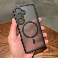 Frosted Protective Case Magnetic Phone Suitable For Samsung Galaxy A57 A37 A17 A56 S24 S25 S26 Ultra