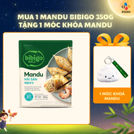 [Mua 1 tặng 1 móc khóa mandu] Bánh xếp Mandu Bibigo nhân Hải sản 350g