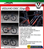 จักรยานเสือหมอบ คาร์บอน ดิสเบรค Java Vesuvio carbon fiber road bike with disc brake ชุดขับ 105 2×11 speed