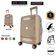 [CLEARANCE] Giordano By Poly Pac 28" Fashion Unbreakable PP Trolley Travel Hardcase Luggage Bag w TS