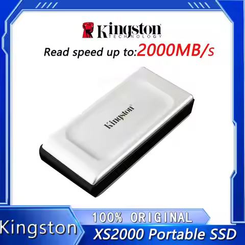 Kingston XS2000 500GB 1TB 2TB 4TB High Performance Portable SSD with USB-C Up to 2000Mb/s External M