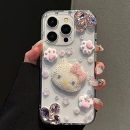 DIY Diamond Hello Kitty Mobile Phone Case for Honor X9C X7C 200 Smart 200 Pro 200 Lite 100 100 Pro X
