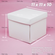 11 x 11 x 10 : Accessory Box Jewelry Box/ Souvenir Box/ Watch Box/
