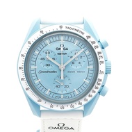 Swatch x Omega Mission Touranos SO33L100 藍色錶盤男士腕錶