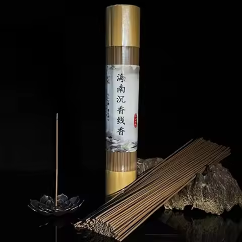 100g 8-star Hainan Agarwood Incense Stick Household Indoor/Office/Yoga Meditation/Soothing Help Slee
