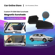 BMW 5 Series F10 Magnetic Sunshade - UV Proof , Reduce Heat & More Privacy