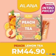 ALANA DTOX | PEACH LEMON TEA (KURUS SLIM TANPA BERSENAM)