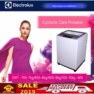 Electrolux Top Load 7kg EWT-705 / 8kg EWT-805/ 9kg EWT-905/ 10kg EWT-105 WN