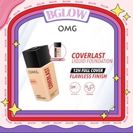 OMG Oh My Glam Coverage Liquid Foundation - Flawless Coverage & Lasts 12 Hours | Foundation 13 C Ivo