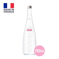 Evian Natural Mineral Water Glass 750ml