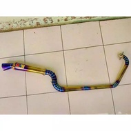 Full system exhaust NLK noo lamlukka fullblue raider fi150 belang fi 150 satria fi 150