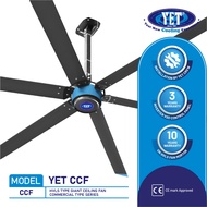 YET CCF Commercial Series HVLS Giant Industrial Ceiling Fan (10 Years Warranty)