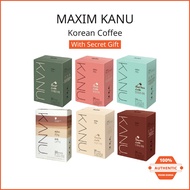 [MAXIM KANU] Korean Instant Coffee Latte, Espresso Milktea, Tiramisu, Dolce, Vanilla Double Shot Caramel Macchiato