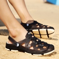 [HCM]Giày nhựa đi mưa đan chéo nam - Dép sục bít mũi siêu bền - GL019