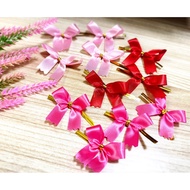 Ready To Use. Cloth Bow Size Width 12 Mm. Open Out 4-5 Cm. ️️