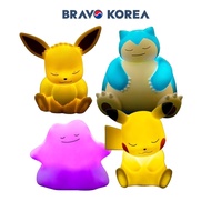 [POKEMON] Korea Pokemon Mini Night Mood Light Sleeping Lamp Pikachu, Eevee, Snorlax, Ditto Figure