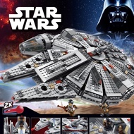 ตัวต่อ Lego Star Wars Millennium Falcon 75105 Boy Assembly Chinese Building Block Childrens Giant To
