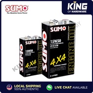 SUMO 4x4 Synthetic Diesel Engine Oil | 15W40 &amp; 15W50 | 1L &amp; 6L | Minyak Hitam Lori &amp; Toyota Hilux &amp; Ford Ranger &amp; DMAX