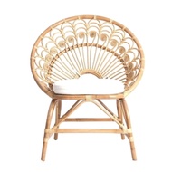 Wooden Chair | Rattan Kurai Chair | Rattan Chair | Lounge Chair | Rattan Chair