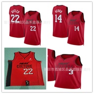 Ready Stock Fast Shipping!!25 Models City Edition Heat 3 #Wade Wade 22 #Butler Embroidered Red Jerse