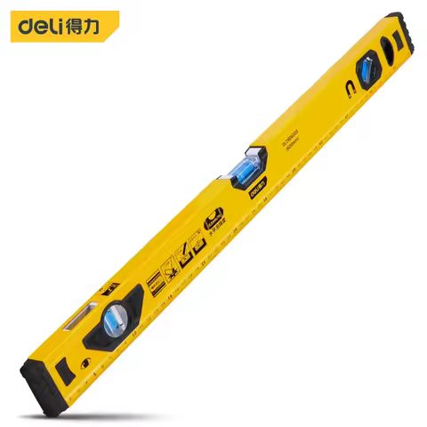 Deli 3-in-1 Portable Level Ruler High Precision Bubble Level Household Hardware Tools Woodworking Le