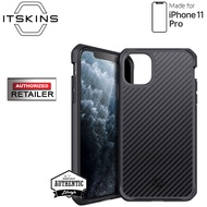 ITSkins Hybrid Fusion Carbon for iPhone 11 Pro ( Black 1 ) ( Barcode: 4894465050108 )
