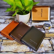 Men's Leather Wallet/ Genuine Leather Wallet/ Folding Wallet Genuine Leather Wallet Men's Wallet Lea