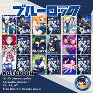 Blue lock note book / blue lock notebook / blue lock notebook (2)