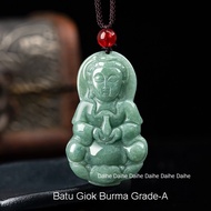 Liontin Guanyin Batu Giok Burma Grade-A / Liontin Giok Burma