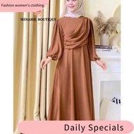 Fashion women's clothing ※NEW FASHION DESIGN JUBAH MUSLIMAH  ARIBAH COMO CREPE MAHI BOUTIQUE♠