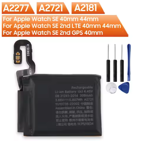 Premium Quality Battery A2277 A2721 A2181 For Apple Watch SE 40mm 44mm Watch SE 2nd LTE 40mm 44mm Wa