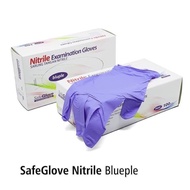 Nitrile SAVEGLOVE NITRILE Gloves SIZE M